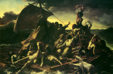 梅杜萨之筏 展于1819年沙龙
